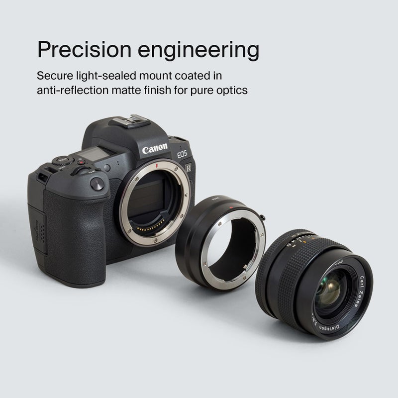 Urth Lens Mount Adapter: Compatible with Canon RF Camera Body to Contax/Yashica (C/Y) Lens - Image 4